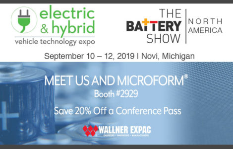 FOR THE FIRST TIME, WALLNER EXPAC TO EXHIBIT AT THE BATTERY SHOW 2019