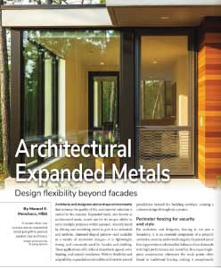 Architectural Expanded Metals Beyond Facades